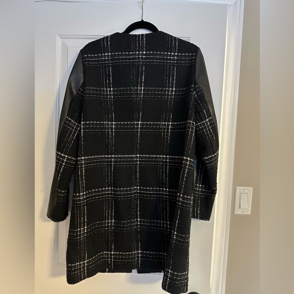 Ted Baker Vegan Leather Sleeve Jacket - Picture 4 of 7